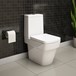 Imex Bloque Close Coupled Toilet with Luxury Seat - 630mm Projection