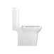 Imex Grace Rimless Comfort Height Toilet & Luxury Seat - 650mm Projection - Slim Puraplast Seat