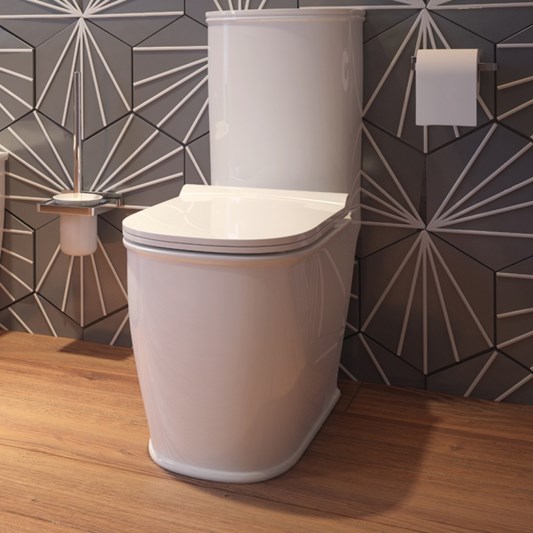 Imex Liberty Close Coupled Toilet with Seat - 680mm Projection