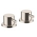 Inox Brushed Stainless Steel Deck Panel Valves
