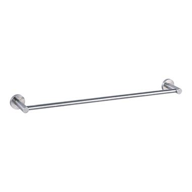 Inox Brushed Stainless Steel Wall Mounted Towel Rail - 643mm
