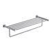 Inox Brushed Stainless Steel Wall Mounted Towel Shelf with Rail - 626mm