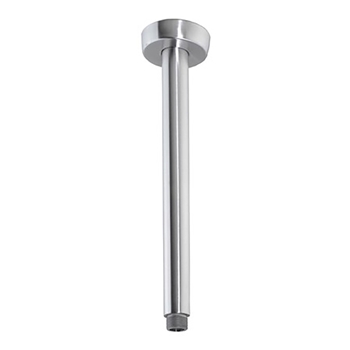 Inox Brushed Stainless Steel Round Ceiling Shower Arm - 200mm