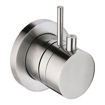 Inox Brushed Stainless Steel Concealed Thermostatic 1 Outlet Shower Valve