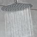 Inox Glide Ultra Slim Brushed Stainless Steel Fixed Shower Head