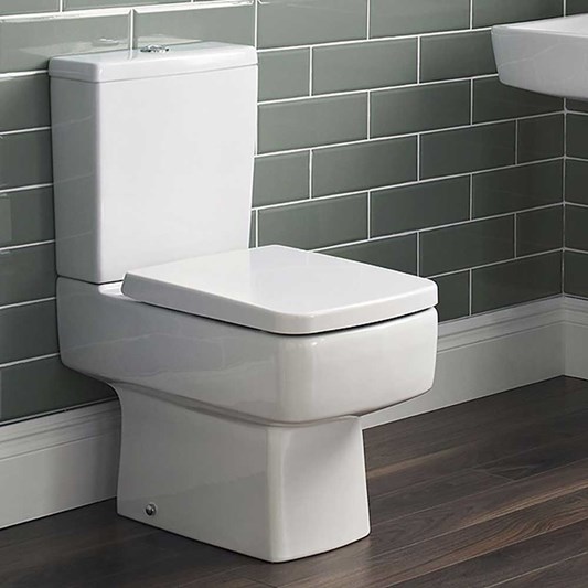 Jack Compact Toilet & Soft Close Seat - 610mm Projection