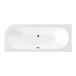 Drench Joanna Straight Double Ended White Acrylic Bath & Front Panel - 1650 X 725mm - Left Hand