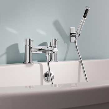 Crosswater Kai Lever Bath and Shower Mixer Tap with Shower Kit