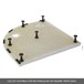 Drench Leg Set & Plinth - For Square and Rectangular Shower Trays Up to 1000mm