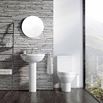 Lorraine Rimless Close Coupled Toilet with Soft Close Seat - 650mm Projection