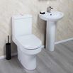 Lorraine Comfort Height Toilet & Soft Close Seat - 655mm Projection