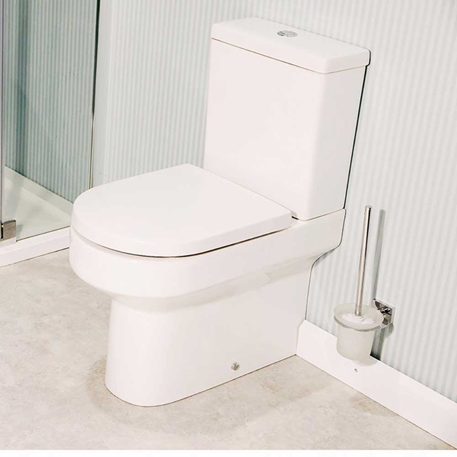 Lorraine Fully Back to Wall Toilet & Soft Close Seat - 635mm Projection
