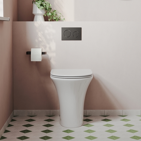 Lydia Rimless Back to Wall Toilet & Soft Close Seat
