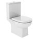 Vellamo City Modern Close Coupled Toilet with Soft Close Seat