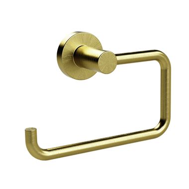 Miller Bond Toilet Roll Holder - Brushed Brass