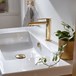 Miller Polished Brass Mono Basin Mixer with Click-Clack Waste