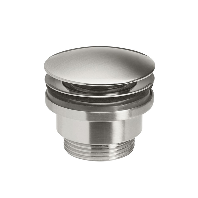 Crosswater MPRO Universal Basin Click Clack Waste - Brushed Stainless Steel