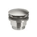 Crosswater MPRO Unslotted Basin Click Clack Waste - Brushed Stainless Steel