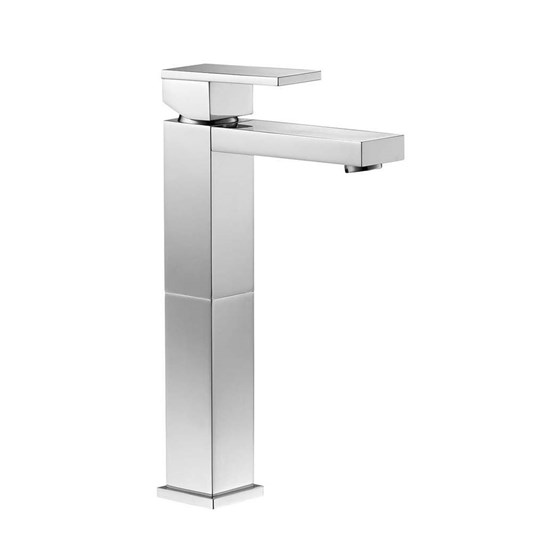 Pura Bloque Tall Basin Mixer Tap with Waste