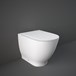 RAK Harmony-Moon Back to Wall Rimless Toilet with Soft Close Seat - 560mm Projection