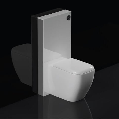 RAK Obelisk Glass WC Unit with Cistern for Back to Wall Toilets