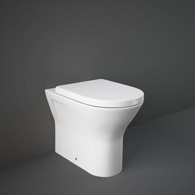 RAK Resort Back to Wall Rimless Toilet with Soft Close Seat - 550mm Projection