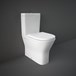 Rak Resort Maxi Comfort Height Rimless Fully Back to Wall Toilet & Seat - 665mm Projection