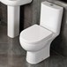 Rak Tonique Close Coupled Toilet & Soft Close Seat - 625mm Projection