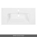 Roper Rhodes Scheme 800mm Umbra Wall Mounted Isocast Basin Unit - Chrome Handle no.2 - 384mm Centres