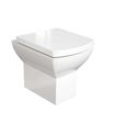 Saneux I-Line Short Projection Rimless Toilet & Soft Close Seat - 480mm Projection