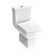 Saneux I-Line II Rimless Short Projection Toilet & Soft Close Seat - 610mm Projection