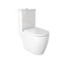 Saneux Uni Rimless Open Back Toilet & Soft Close Seat - 650mm Projection