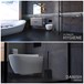 Sanimaid Dublin Ergo 2.0 Hygienic Toilet Bowl Cleaner & Floor Stand - Black