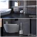 Sanimaid Dublin Ergo 2.0 Hygienic Toilet Bowl Cleaner & Floor Stand - White or Black