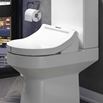 Smart Toilet with Adjustable Bidet Wash Function, Heated Seat, Dryer & Control - 655mm Projection