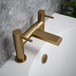The Tap Factory Vibrance Brushed Brass Deck Mounted Bath Filler