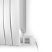 Terma Camber Aluminium Electric Horizontal Radiator with Heating Element - Matt White - 575 x 800mm