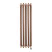 Terma Ribbon V Electric Vertical Radiator with Heating Element - Bright Copper - 1800 x 490mm