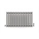 Terma Rolo Room Salt & Pepper Horizontal Column Radiator - 500 x 865mm