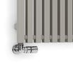 Terma Triga Horizontal Column Radiator - Metallic Stone - 610 x 680mm