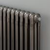 Butler & Rose 3 Column Vertical Radiator - Bare Metal Lacquer Finish - 1800mm