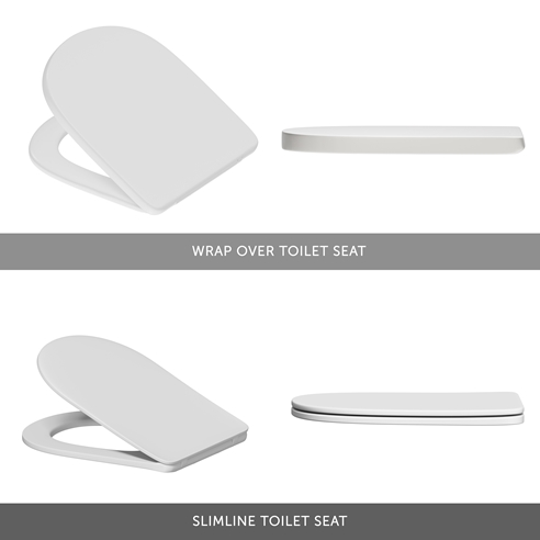 Lydia Rimless Back to Wall Toilet & Soft Close Seat