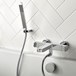 Vado Life Wall Mounted Exposed Bath Shower Mixer Tap & Shower Kit