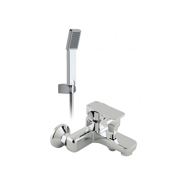 Vado Phase Wall Mounted Bath Shower Mixer Tap & Shower Kit