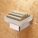 Vado Shama Frosted Glass Soap Dish and Holder