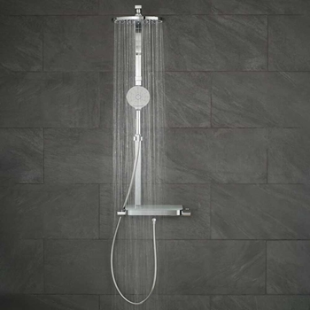 Vado Strata Thermostatic Showering Column Kit with Head & Handset
