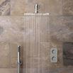 Vado Tablet Altitude Concealed Thermostatic Shower Package with Fixed Shower Head and Handset