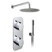 Vado Tablet Altitude Concealed Thermostatic Shower Package with Fixed Shower Head and Handset