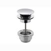 Vado Universal Clic Clac Chrome Basin Waste - For Basins With or Without an Overflow
