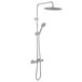 Vado Velo Aquablade Rigid Riser Shower Package with Exposed Thermostatic Shower Valve and Handset